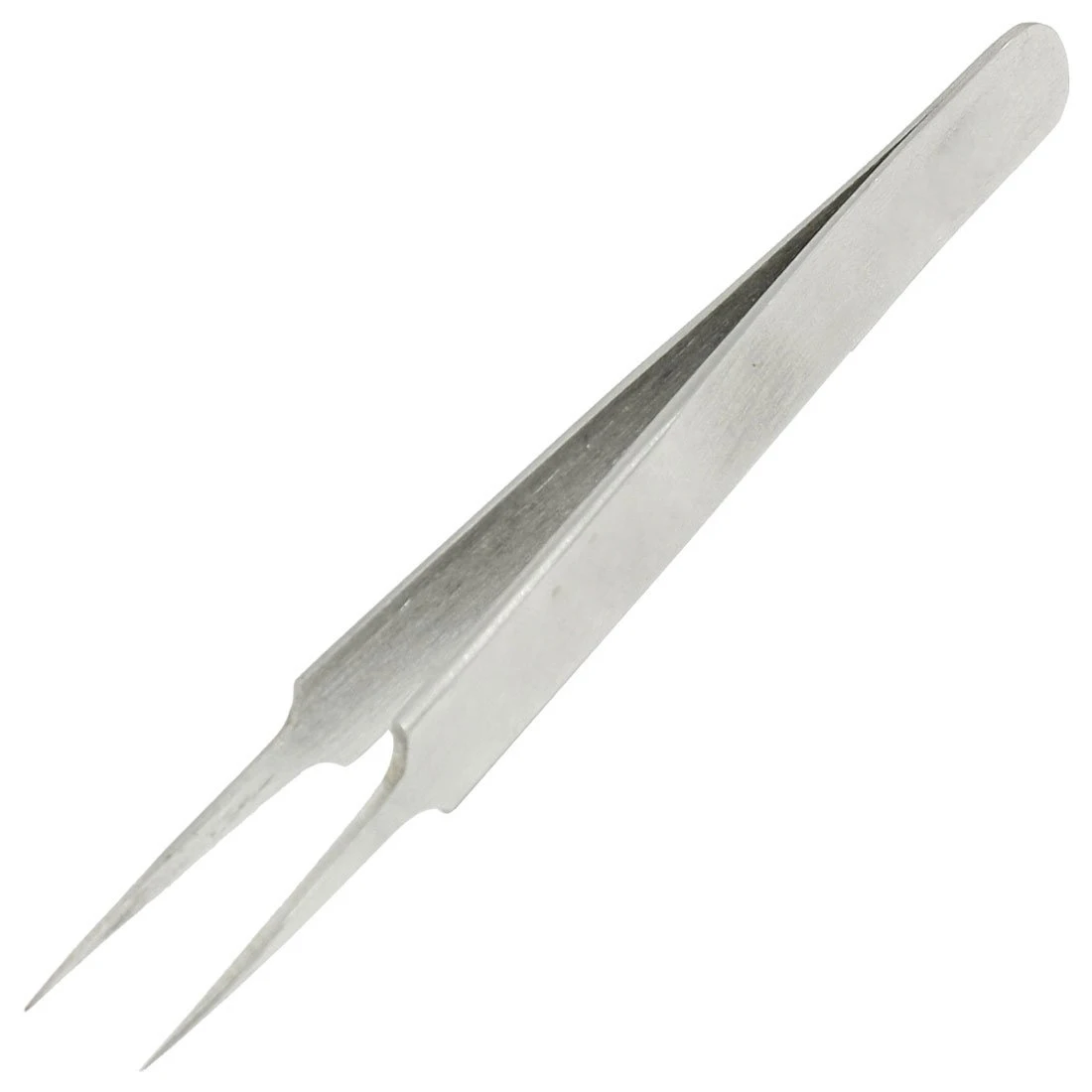 Mini Pointy Tip Polished Stainless Steel Straight Tweezers 11cm