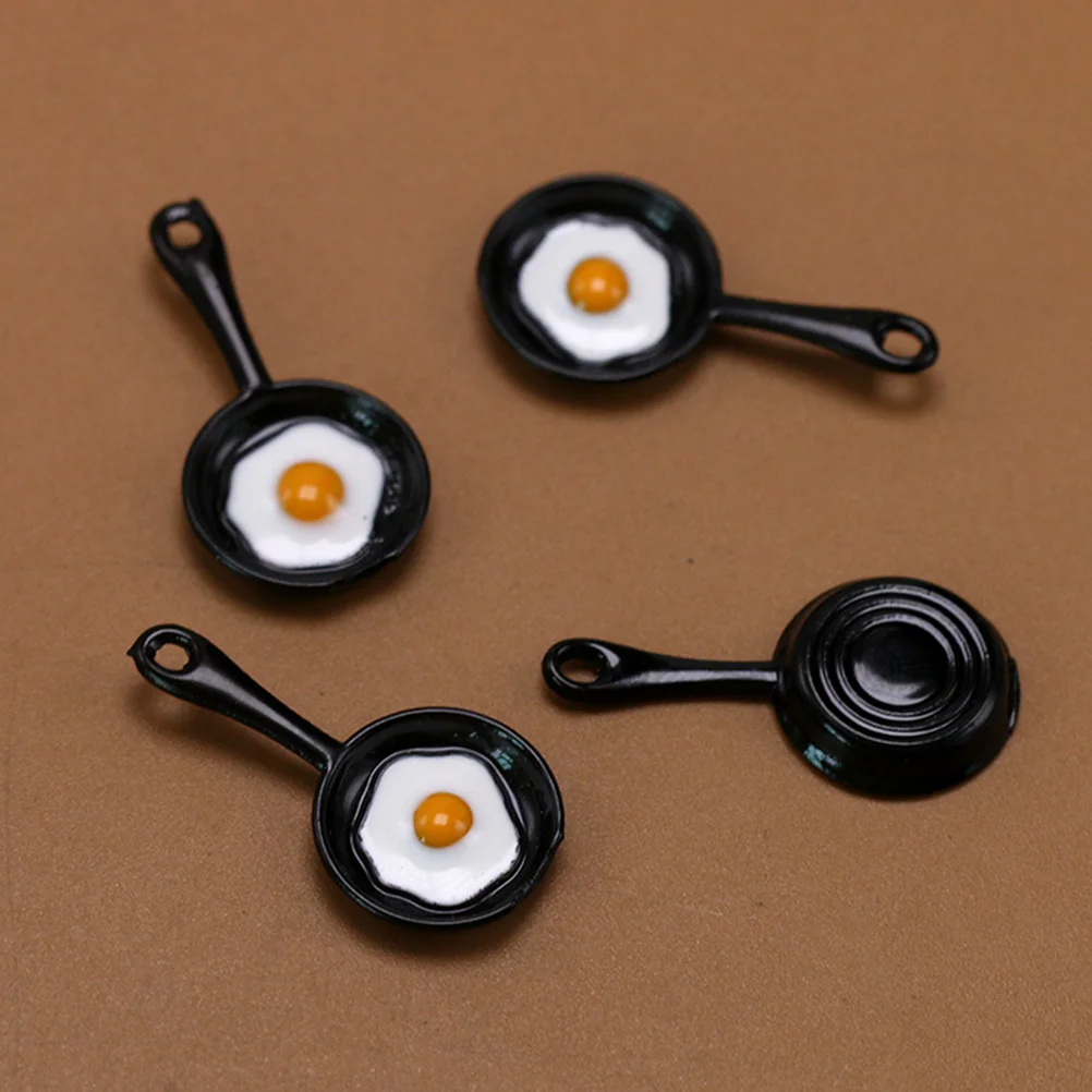 10pcs Alloy Frying Pan Pendants Charms Jewelry Making Accessory for Earrings Necklace (Black) alloy pendant charm