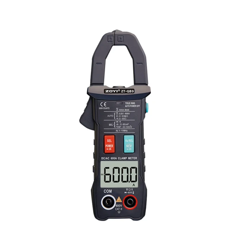 

Digital Clamp Meter 600A AC/DC Current Smart Plier ammeter 6000 Counts Auto Range Multimeter Voltage Hz Ohm NCV TRMS Tester