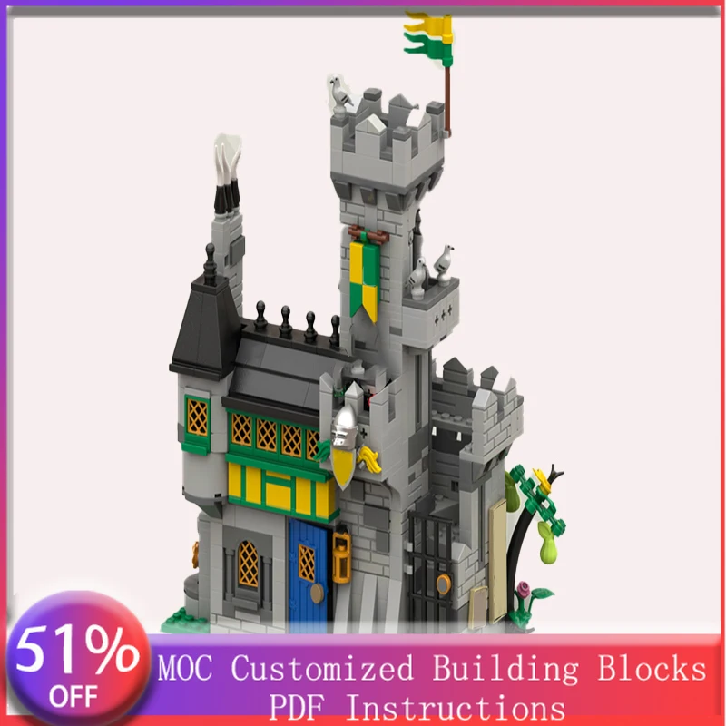 

813 PCS Modular Building Chevron's Manor Of Many Pigeons MOC Customize Modular Building Block Simple DIY Boys Toy Christmas Gift