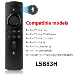 L5B83H Replacement Voice Remote Control (2nd GEN) with Power and Volume Control for Fire TV Stick Lite 4K 2nd Gen