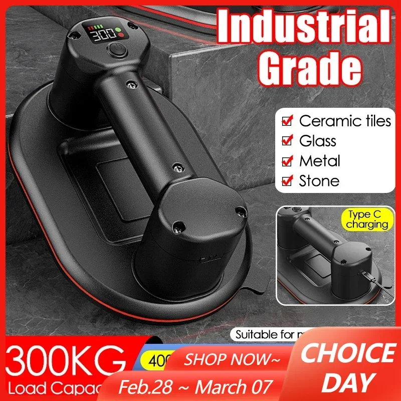 ventouse-sous-vide-electrique-de-qualite-industrielle-affichage-intelligent-charge-rapide-de-300kg-elevateur-de-verre-pour-carreaux-de-granit-batterie-4000mah