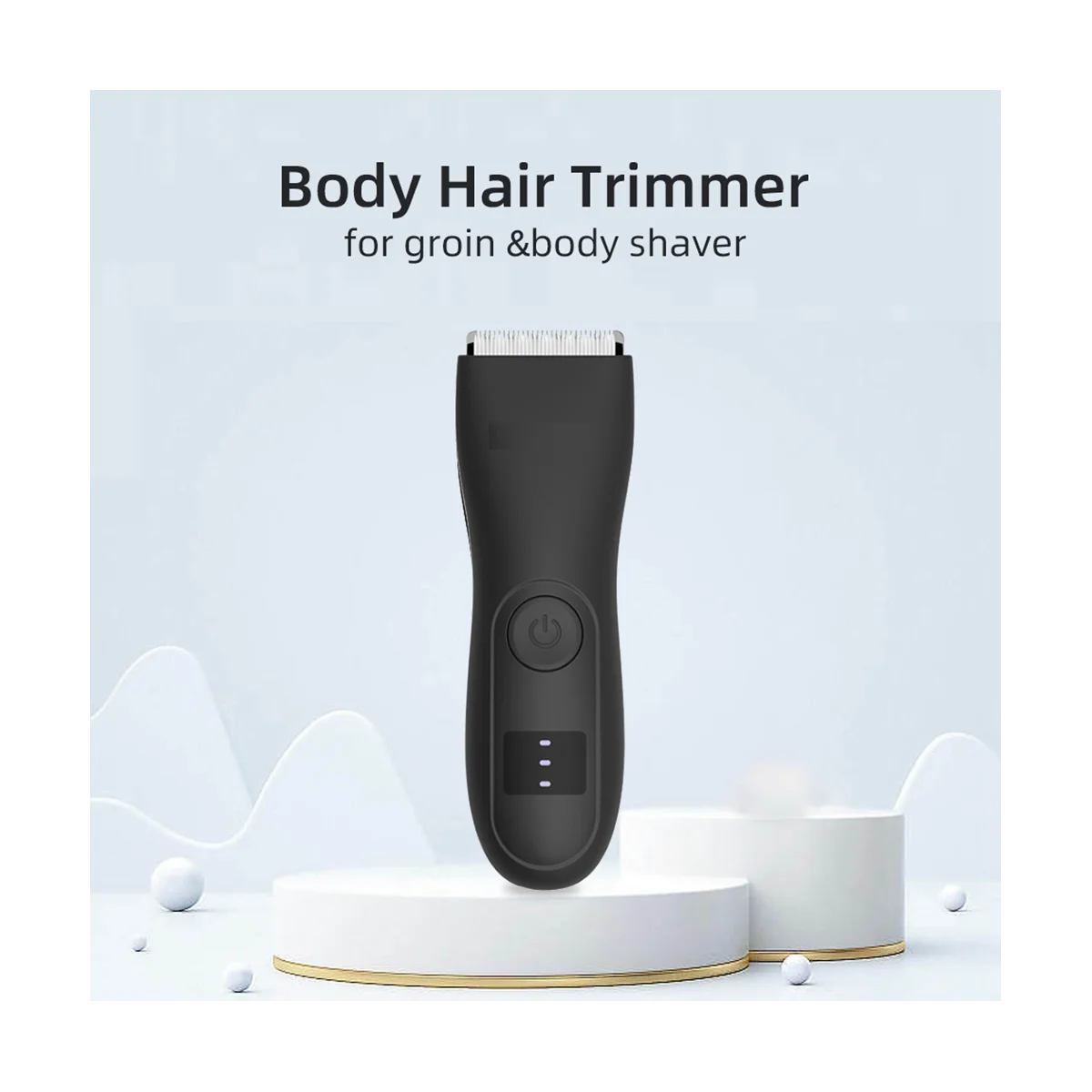 Mens Body Hair Trimmer for Men Balls Women Lady Shaver Hair Removal Bikini Trimmer Groin & Body Shaver