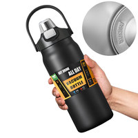 1200ml Insulated Bottle Stainless Steel Thermal Water Cup BPA Free Portable Coffee Mug Wide Mouth Opening for Sports
