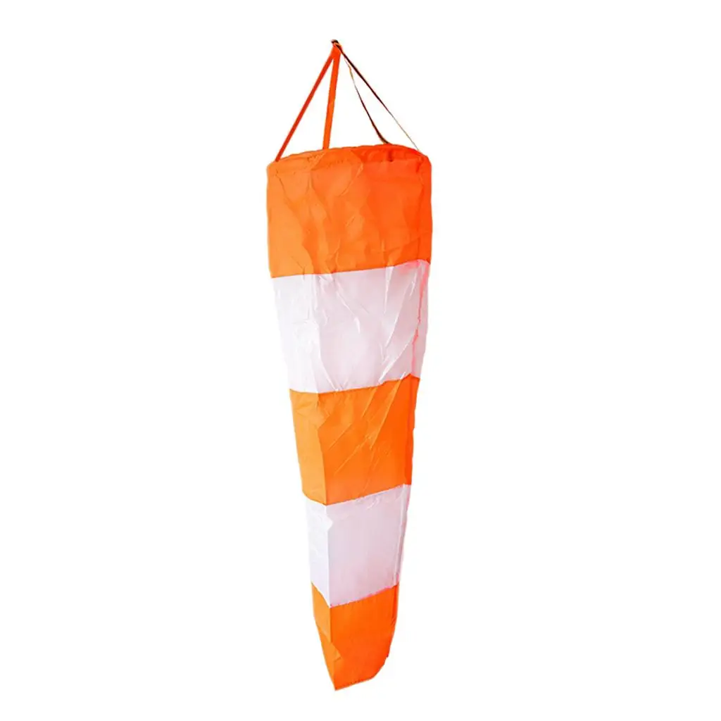 Reflective Belt Windsock Orange Outdoor Wind Sock Bag Rip-stop Oxford Wind Sleeve for Chemical Industry Application