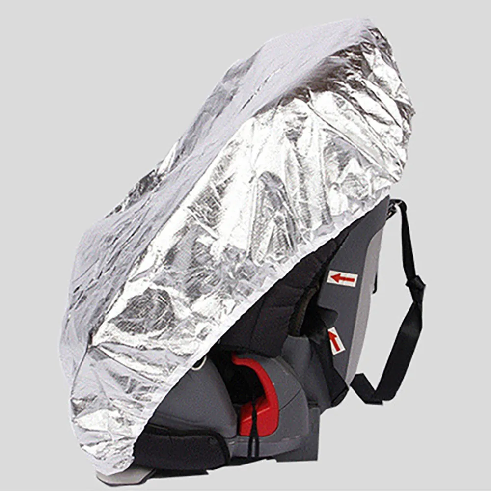 Baby Car Seat Sun Shade Cover Dust Insulation Cover Kids Infant Safety Seat Stroller Aluminium Film Sunshade Uv Protector