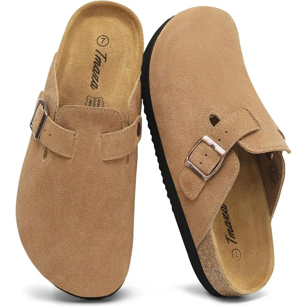 

Ортопедические замшевые сабо с эффектом памяти и поддержкой свода стопы для женщин, размеры 6-11