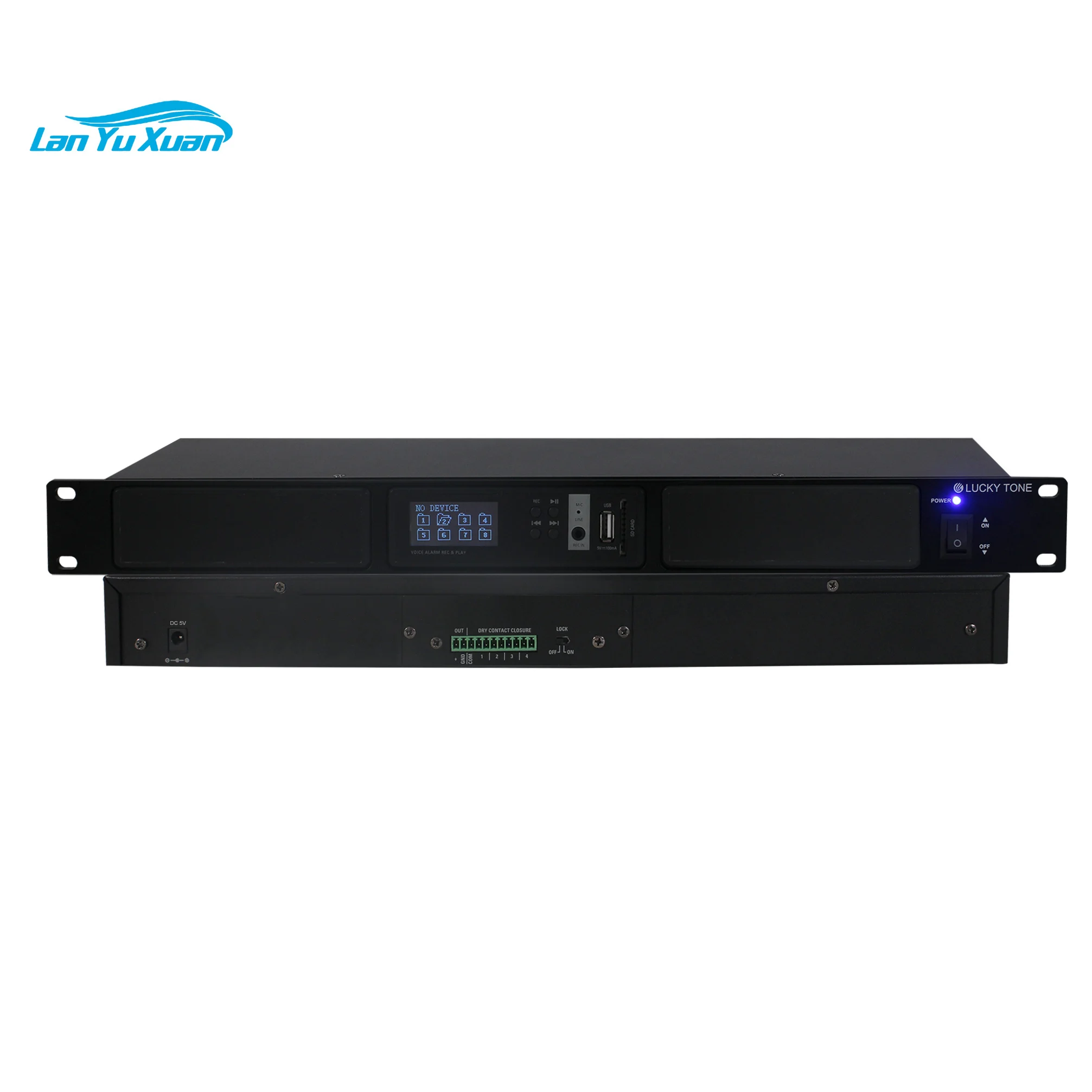 

Mplayer B Multi Media Player support internal record playback message of 8 types EVAC Alert CLEAR AND TEST MPRO series