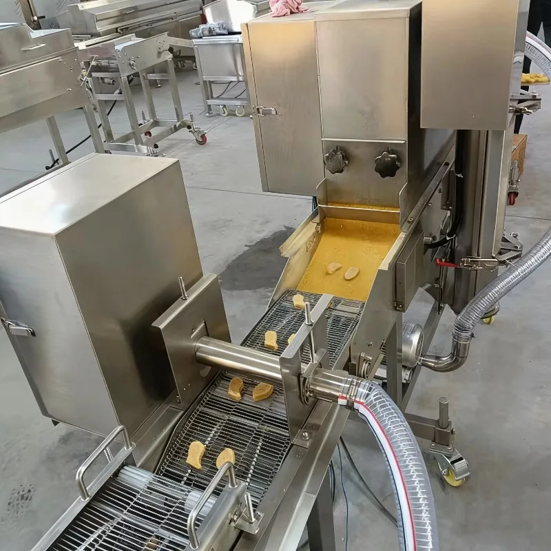 Customized Industrial Grade 304 Stainless Steel Automatic Motor Driven Patty Production Line High Quality