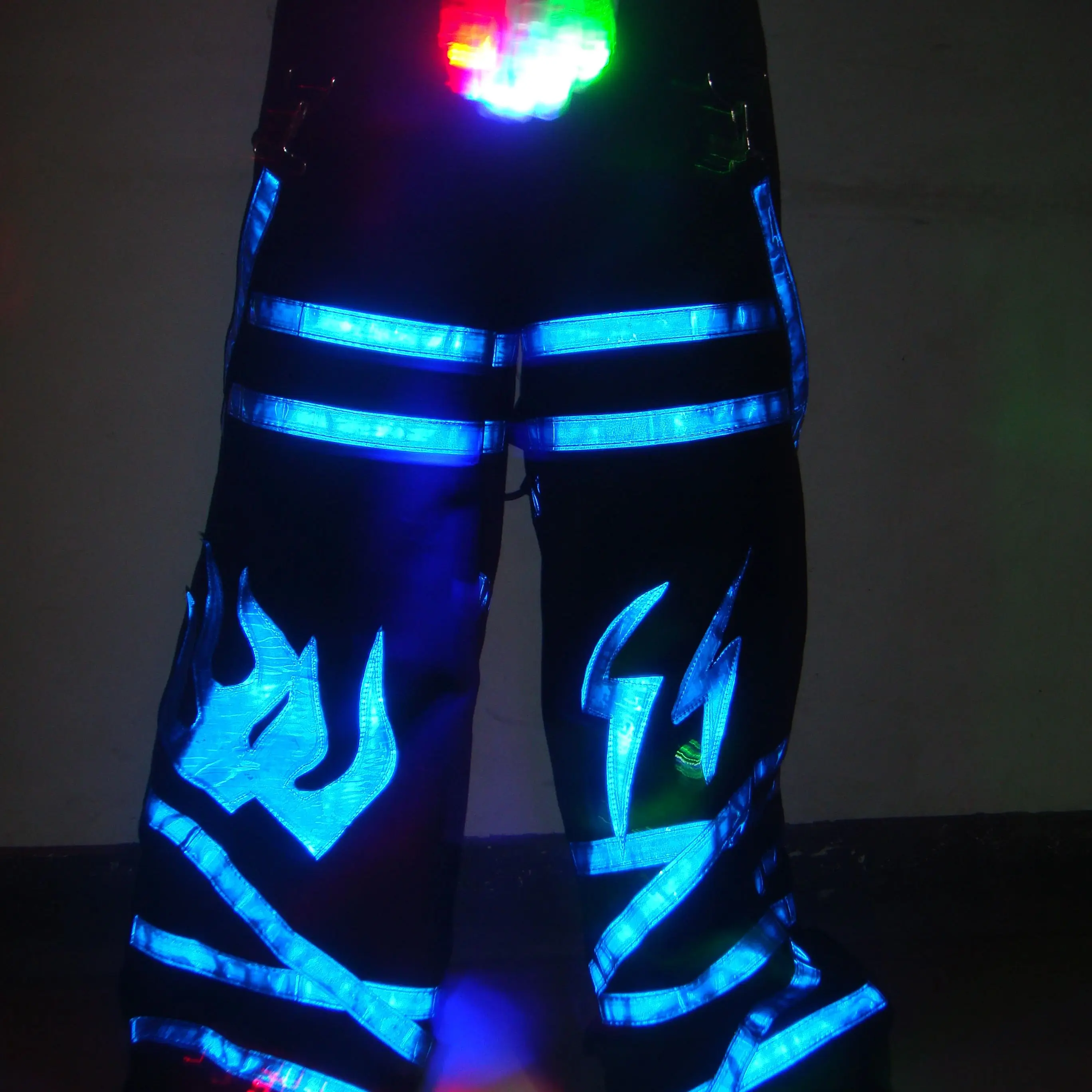 

PHATTPANT phat pants Cool Shuffle Ghost Dance Pants Luminous Pants Bell-bottoms Reflective Pants Dancing Trousers New NO102