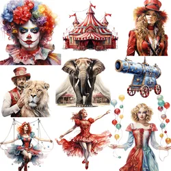 20Pcs/Pack Retro Circus Sticker DIY Craft Scrapbooking Album Junk Journal Decorative Stickers