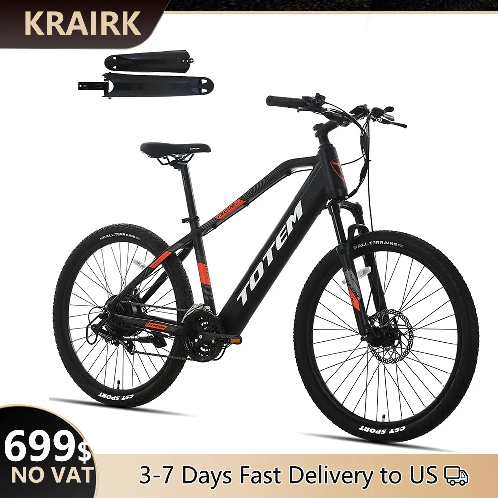 

500W Electric Bike 48V 11.6Ah Removable Battery 32km/h Max Speed 27.5inch Tire Electric Mountain Bike Electric Bicycle for Adult