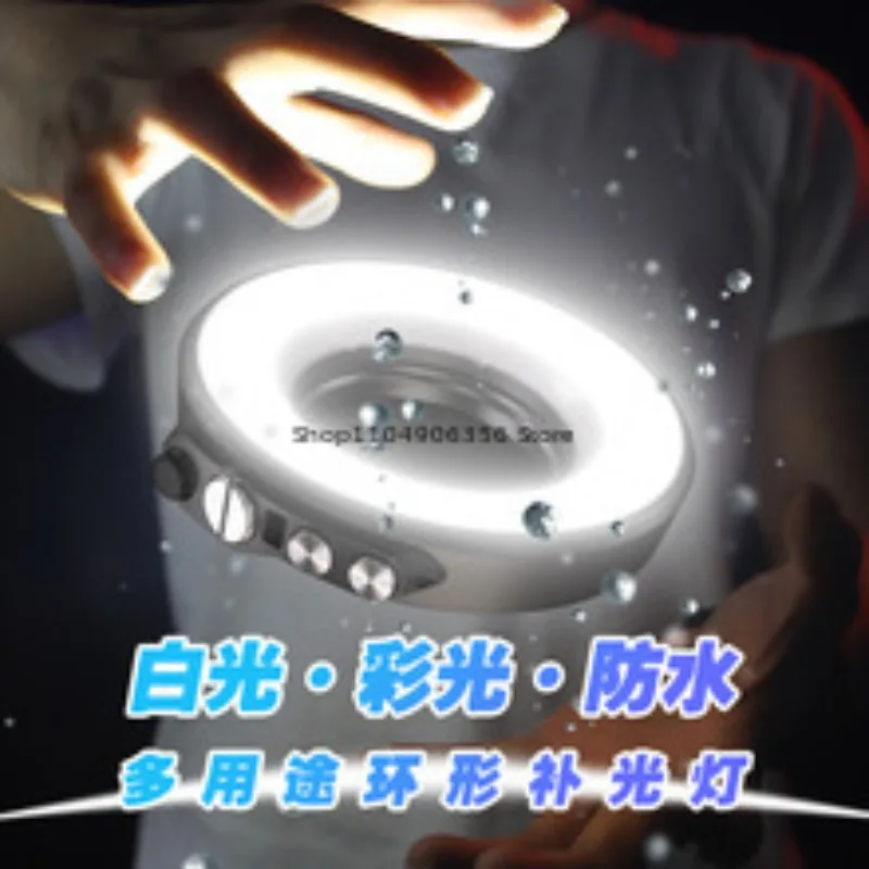 ل Searogs SL-108 مقاوم للماء 40 متر ماكرو حلقة ضوء فلاش 1200 التجويف الغوص ملء ضوء ل 67 مللي متر واجهة الكاميرا الإسكان #2