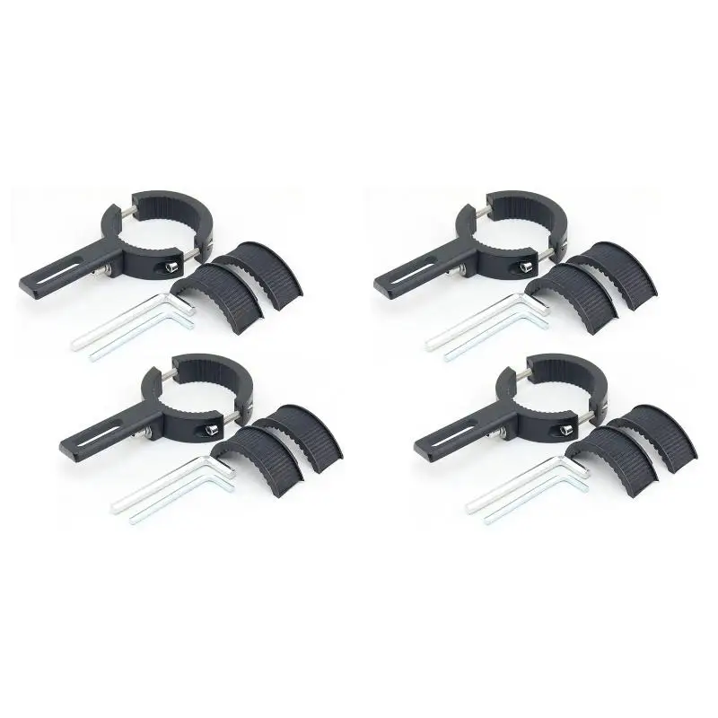 2PackX(2Pcs Adjustable Motorcycle Headlight Holder Motorcycle Light Bracket Universal Headlight Spotlight Mount Bracket 38-60MM)