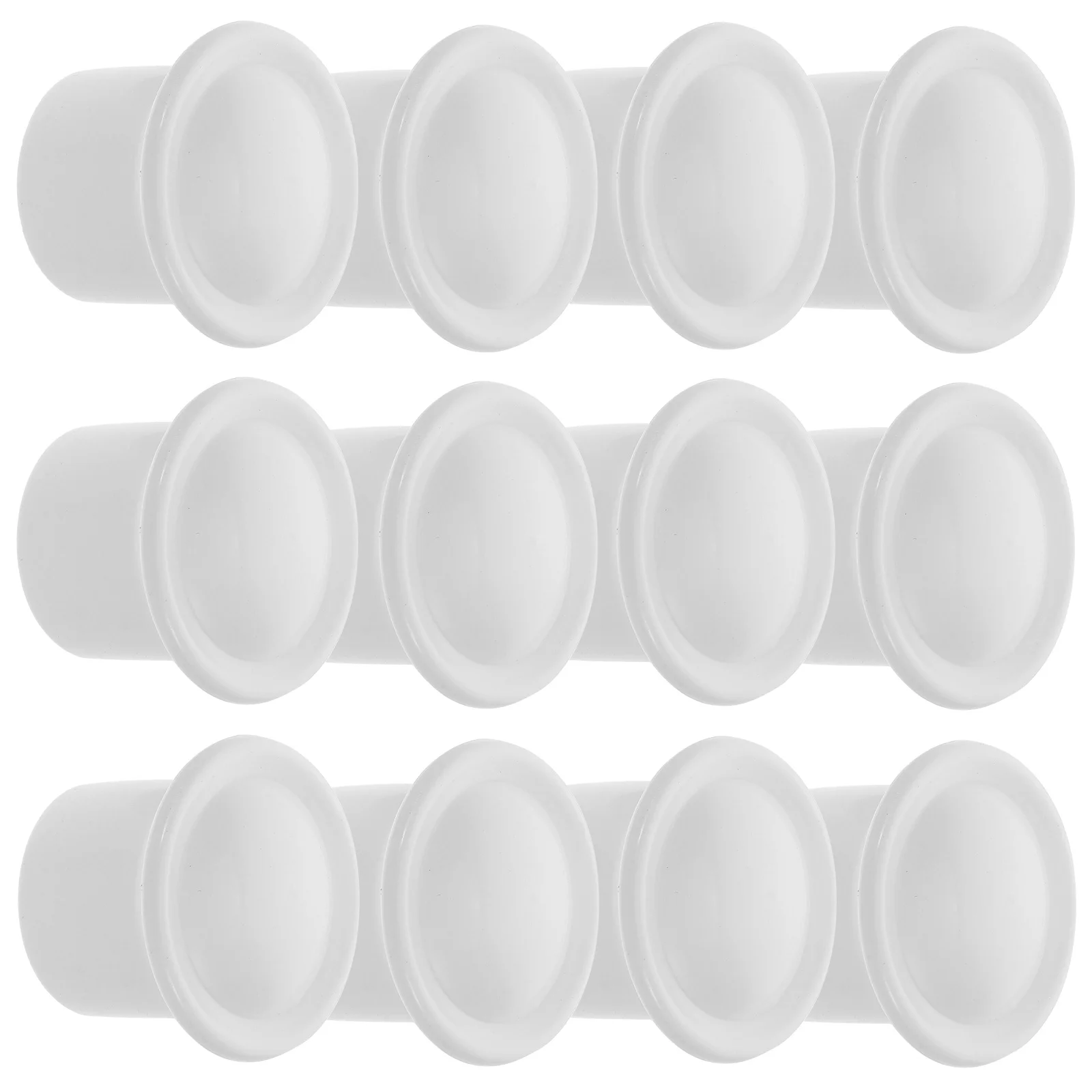 95 Pcs Curtain Rod Seal Rods Pole End Plug Caps Accessories Decorative Ends Finials Stop