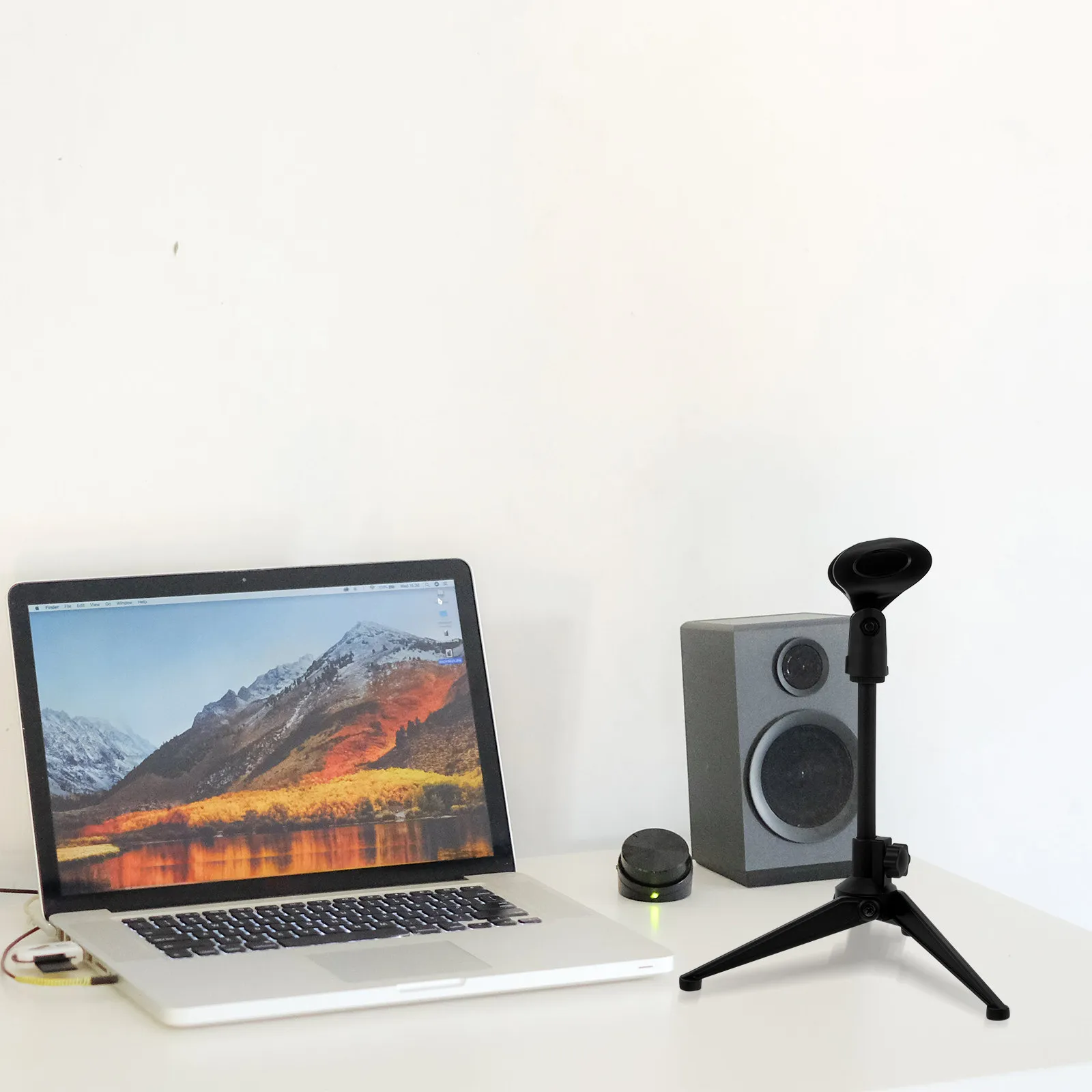 Mic Stand Clip Holder Desk Tripod Pick Attachment Floor Microphone Desktop Clamp Arm