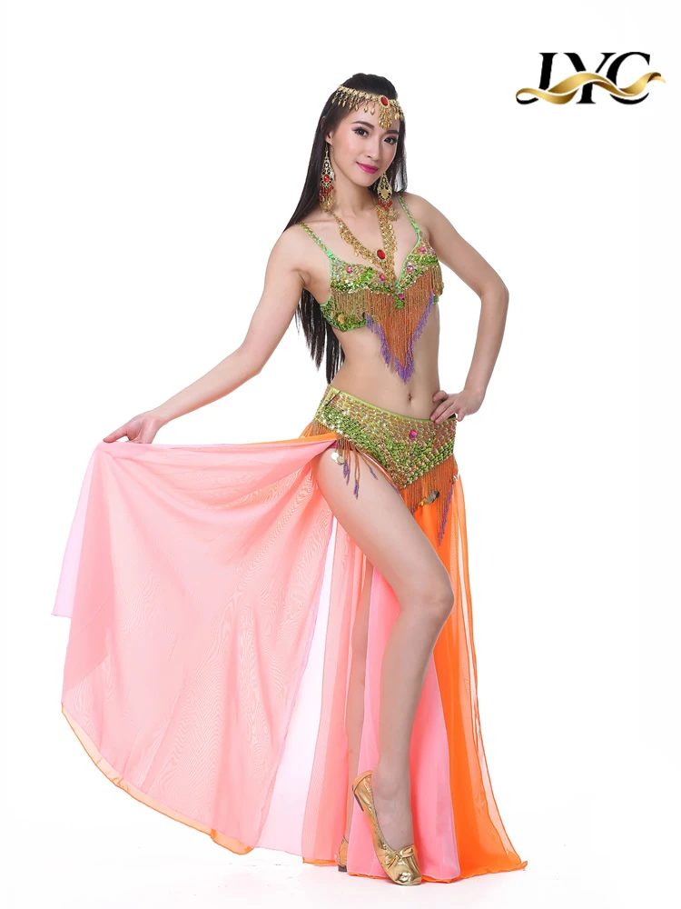 ชุดเต้นระบำหน้าท้องเซ็กซี่ ชุดฝึกซ้อมเต้นอินเดีย