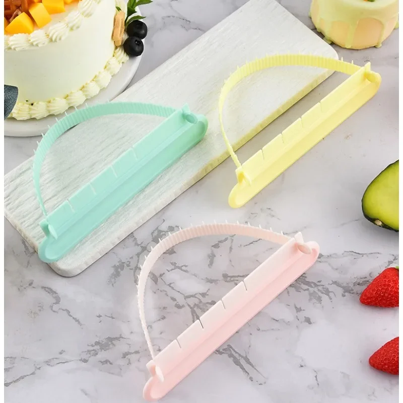 Cake Arch Guide Tool and Ruler Set, Smooth Flexible Plastic Guides for Precise Arcs, Symmetrical Decorating for Beginners