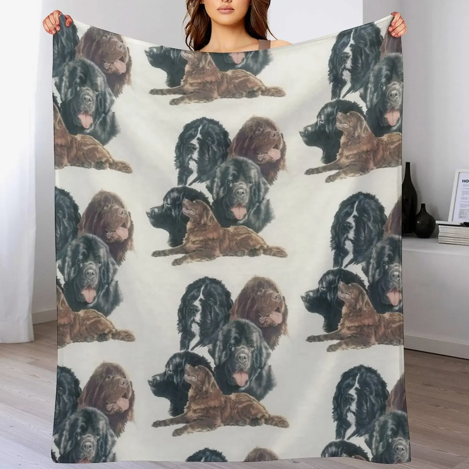 Newfoundland Gallimaufry Throw Blanket Luxury Brand sofa bed Blankets