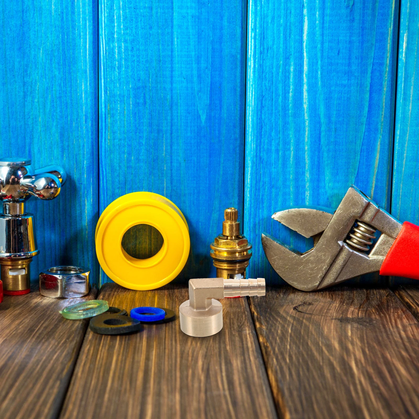 

Copper Gas Hose Barb Elbow Fitting Adapter Connector for Propane Tank Stove Heater Gas Pipe Connector Home Commercial Industrial