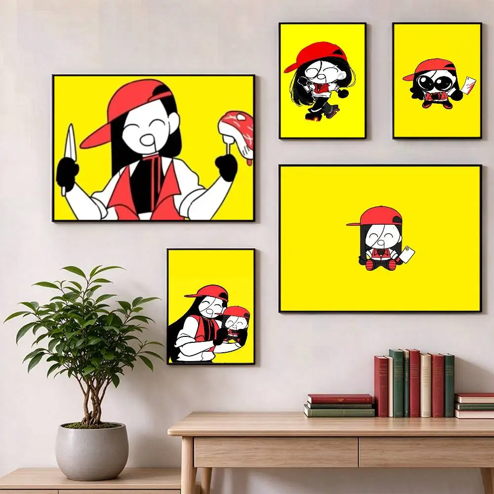 Yixi Vanity Butcher  Poster High Quality Dorm Living Room Aesthetic Wall Decoration Painting Stickers Gift