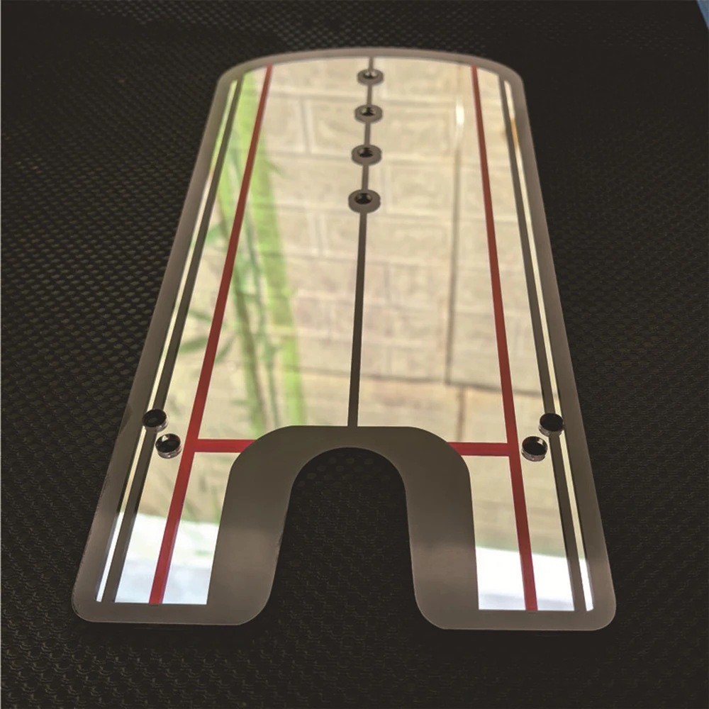 FzcSpeed Golf Putting Alignment Mirror Eye Line Practice,Swing Training Aids,Practice Putter Mirror Golf Swing Trainer