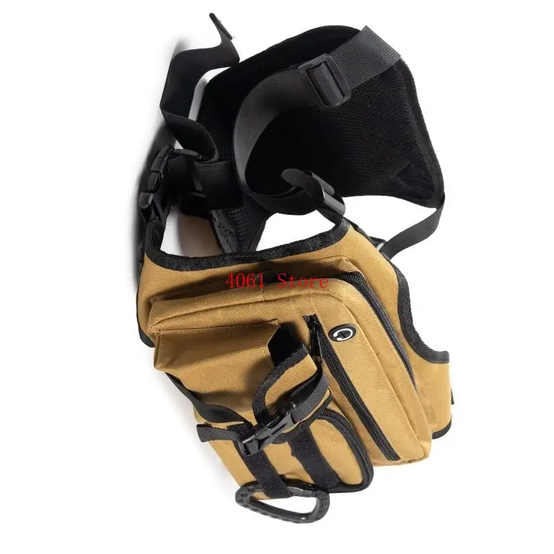 

Lightweight Men's Crossbody Bag For Sports Travel Ergonomic Shoulder Support Multi Functional Storage Waterproof Fabric