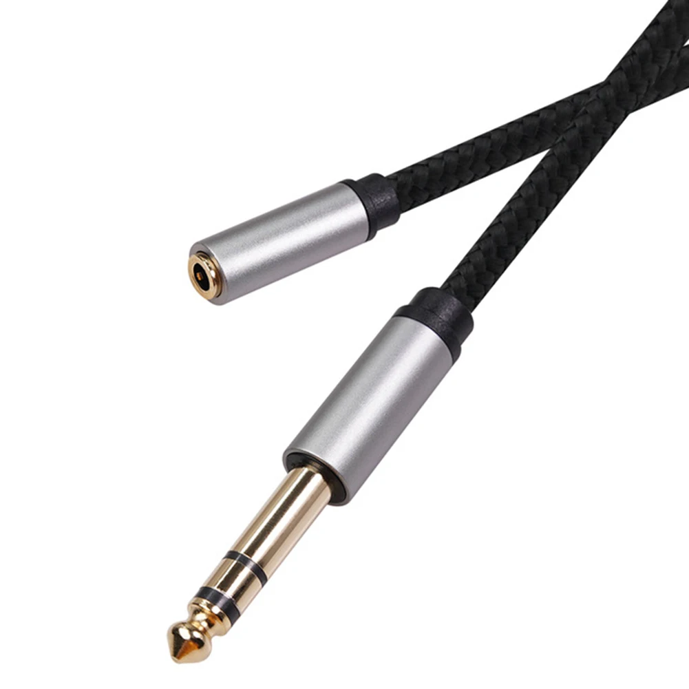 كابل توصيل صوتي من ذكر إلى أنثى ، مقبس ستريو TRS ، مضخم صوت للغيتار ، لوحة مفاتيح ، بيانو ، من من من من إلى إلى من