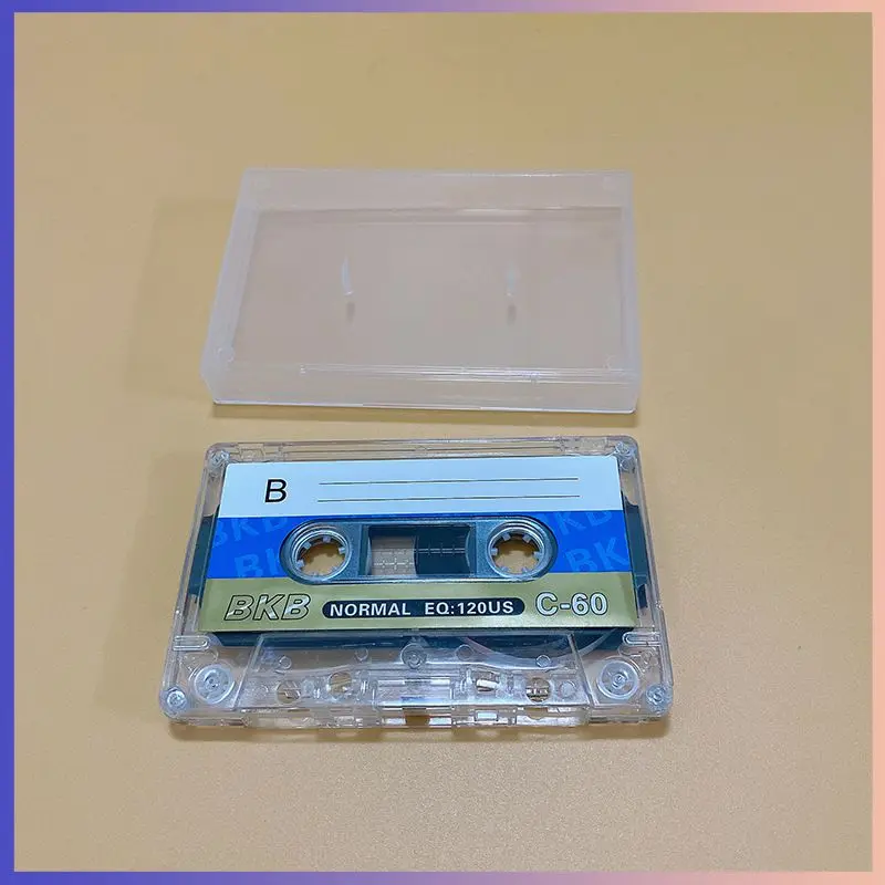 Standard Cassette Blank Tape Player Empty Tape With 60 Minutes Magnetic Audio Tape Recording For Speech Music Recording