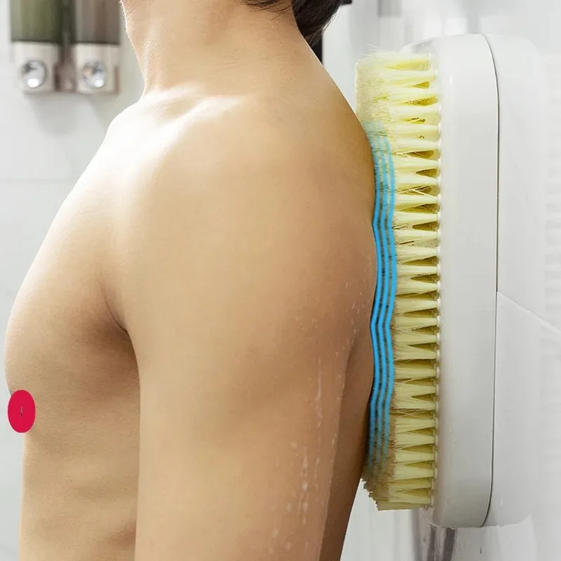Back Rubbing Artifact Lazy People Take A Bath To Wipe Their Back On The Wall Exfoliating Back Brush Bathroom Clean Tool At Home