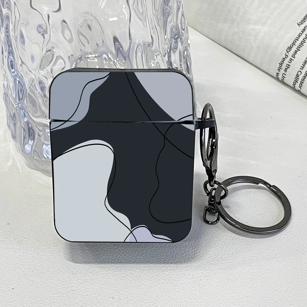 เคสหูฟังลายเรขาคณิตแบบมินิมอลสำหรับ AirPods 4/3/1/2 เคสหูฟังสำหรับ Apple รุ่น AirPods Pro 2/Pro 3/Pro