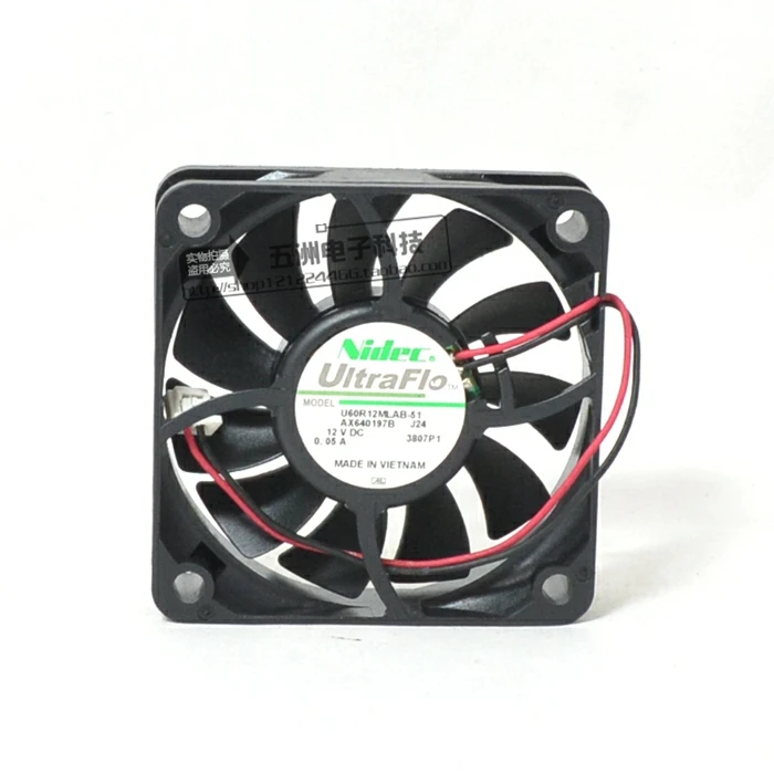 جديد الأصلي U60R12MLAB-51 12V 0.05A 6015 60x60x15 مللي متر مروحة التبريد المبرد