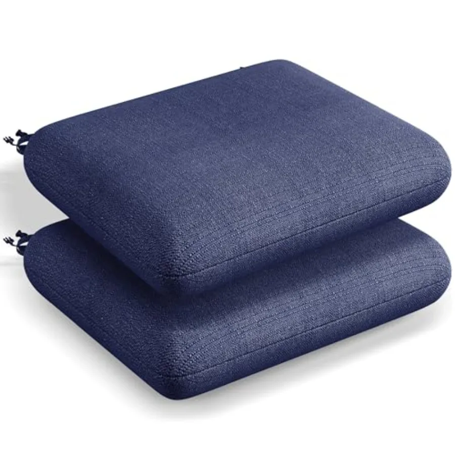 

Подушки для уличной мебели 24''x24'', комплект из 2 штук, премиум-класса, из льняной ткани, толстые, всепогодные, для дивана, замена для сидений.