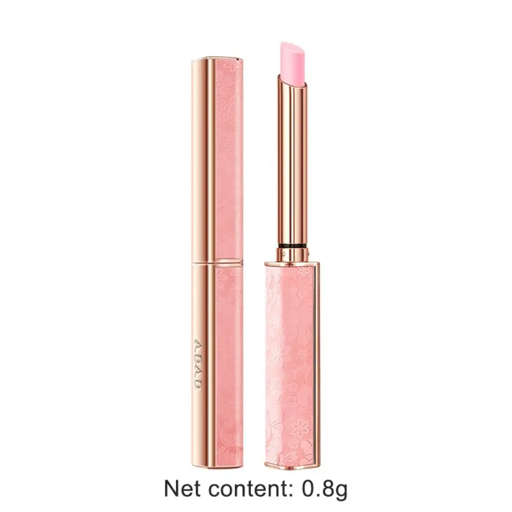 Bálsamo labial hidratante de melocotón, lápiz labial nutritivo de larga duración que cambia de Color, brillo Natural suave, maquillaje de lápiz labial de Color mágico