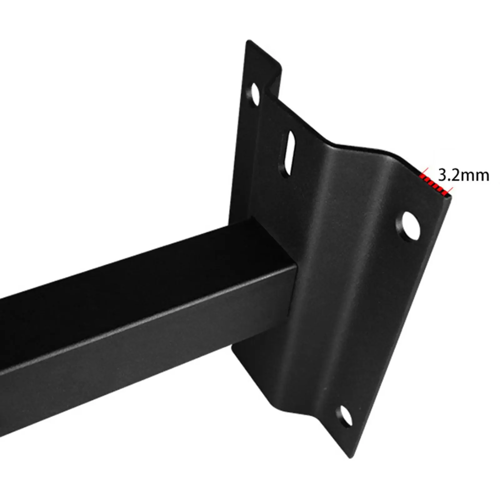 حامل مكبر الصوت، حامل ثابت على الحائط، دعم قوي قابل للتعديل حتى 30 كجم للبار،