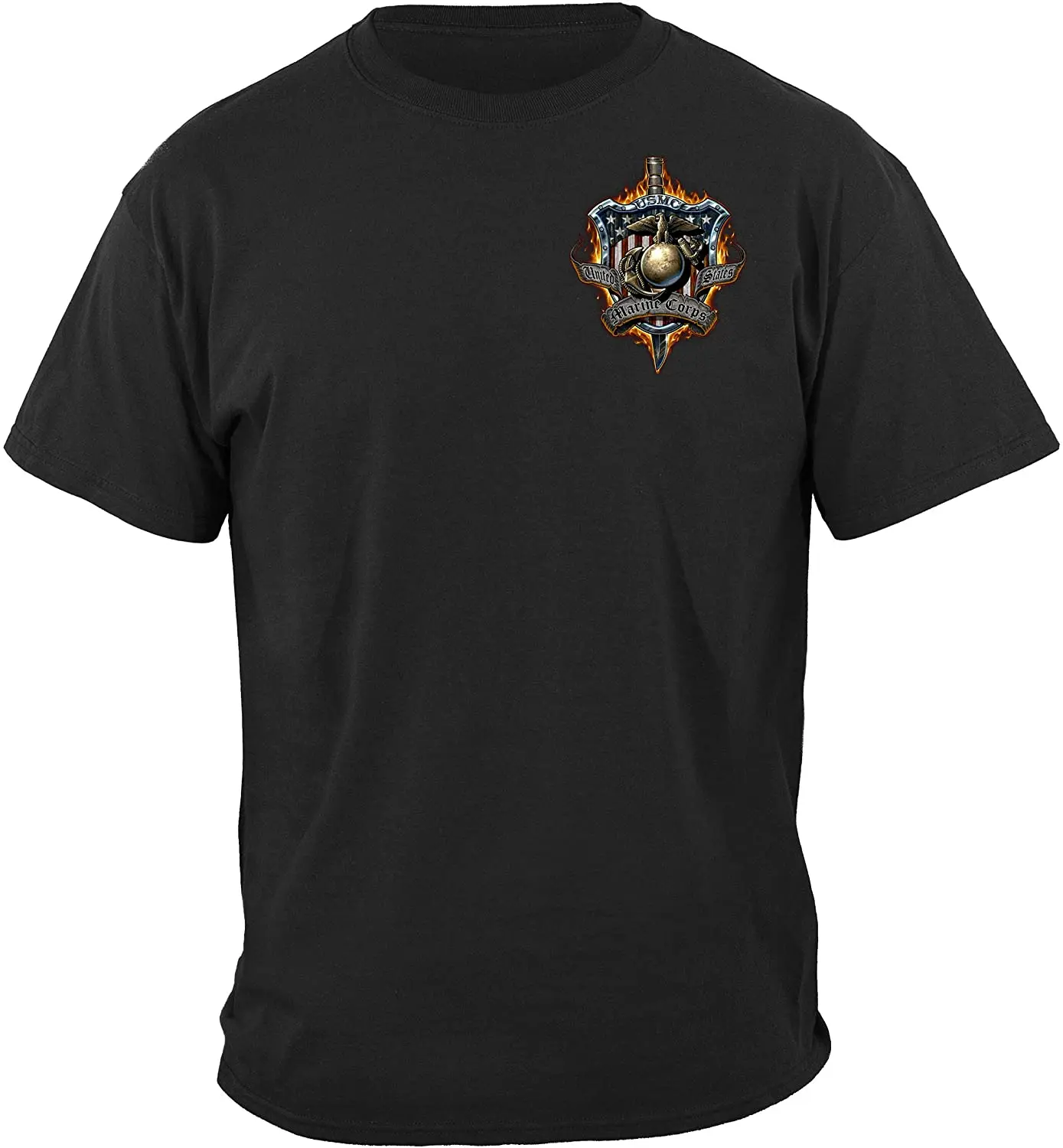 USMC US Marine Corps Devil Dog T Shirt New 100% Cotton Short Sleeve O-Neck T-shirt Casual Mens Top