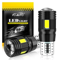 T10 W5W LED Canbus Hata Yok 194 168 Ampul 5W5 5W 12V 1200LM Süper Parlak Araç İç Yan Işık Plaka Lambası Otomatik