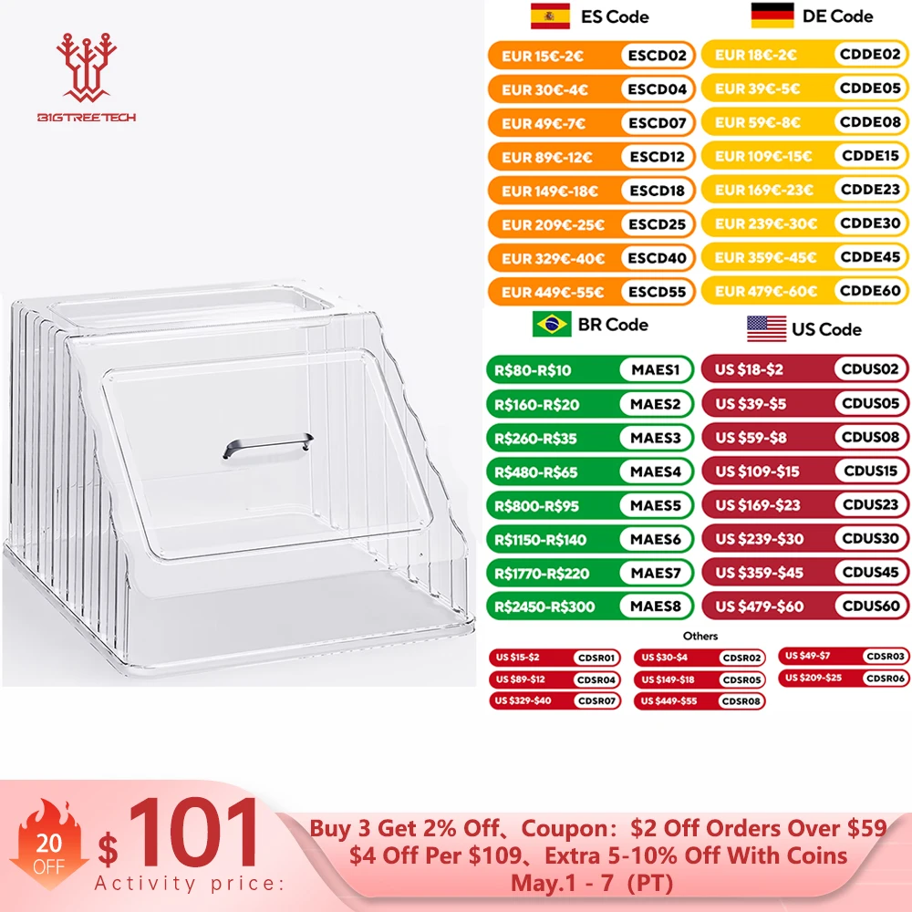 BIGTREETECH PopCap Snapmaker U1 Top Cover High-Temp PC Material Insulated Dustproof For Snapmaker U1 Top Hat Enclosure
