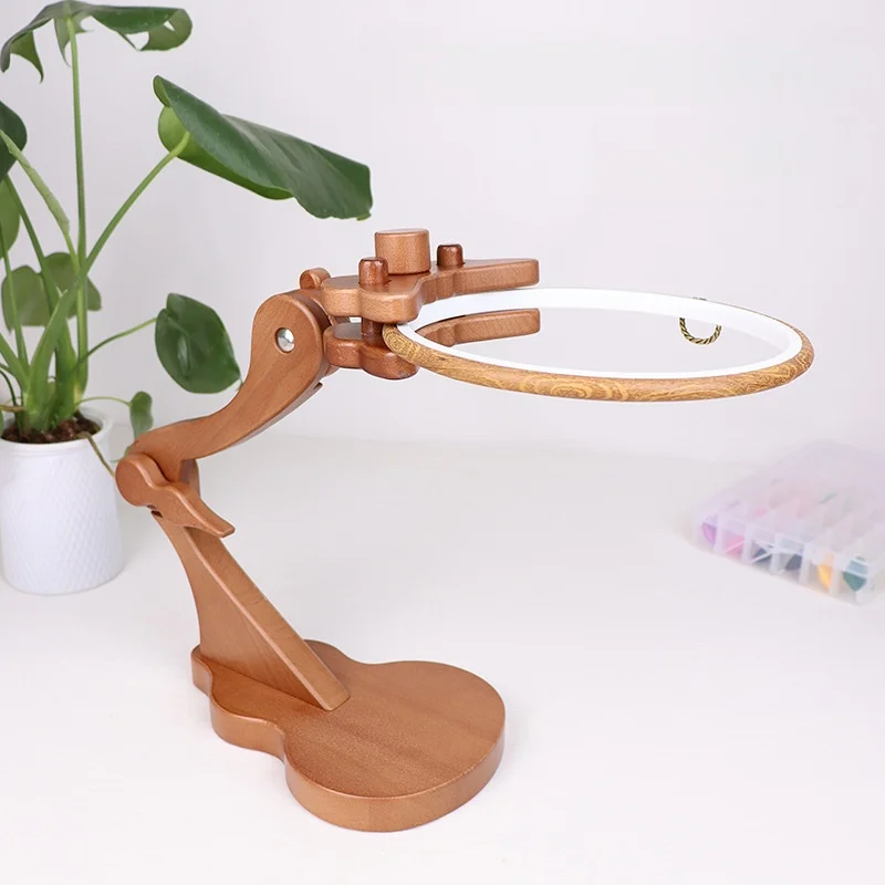 

Adjustable desktop, wooden embroidery hoops, cross splicing frame, embroidery hoops frame, sewing tools, DIY craft, sewing tools