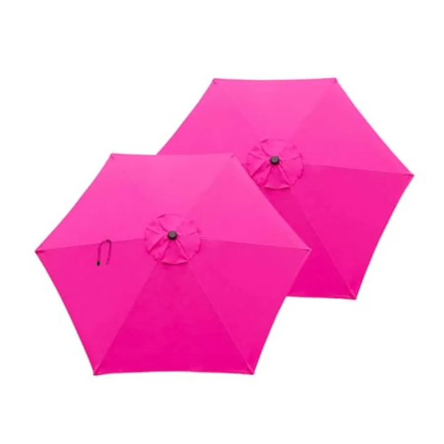 

9Feet Patio Umbrella Replacement Canopy Market Umbrella Top Outdoor Umbrella Canopy 2pcs/package