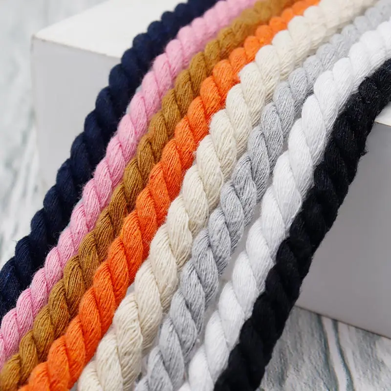 

8 Color Round High Quality Polyester Cotton Thick Rope Laces 0.8cm Wide 60-200cm Multiple Sizes Solid Color Laces Personalized