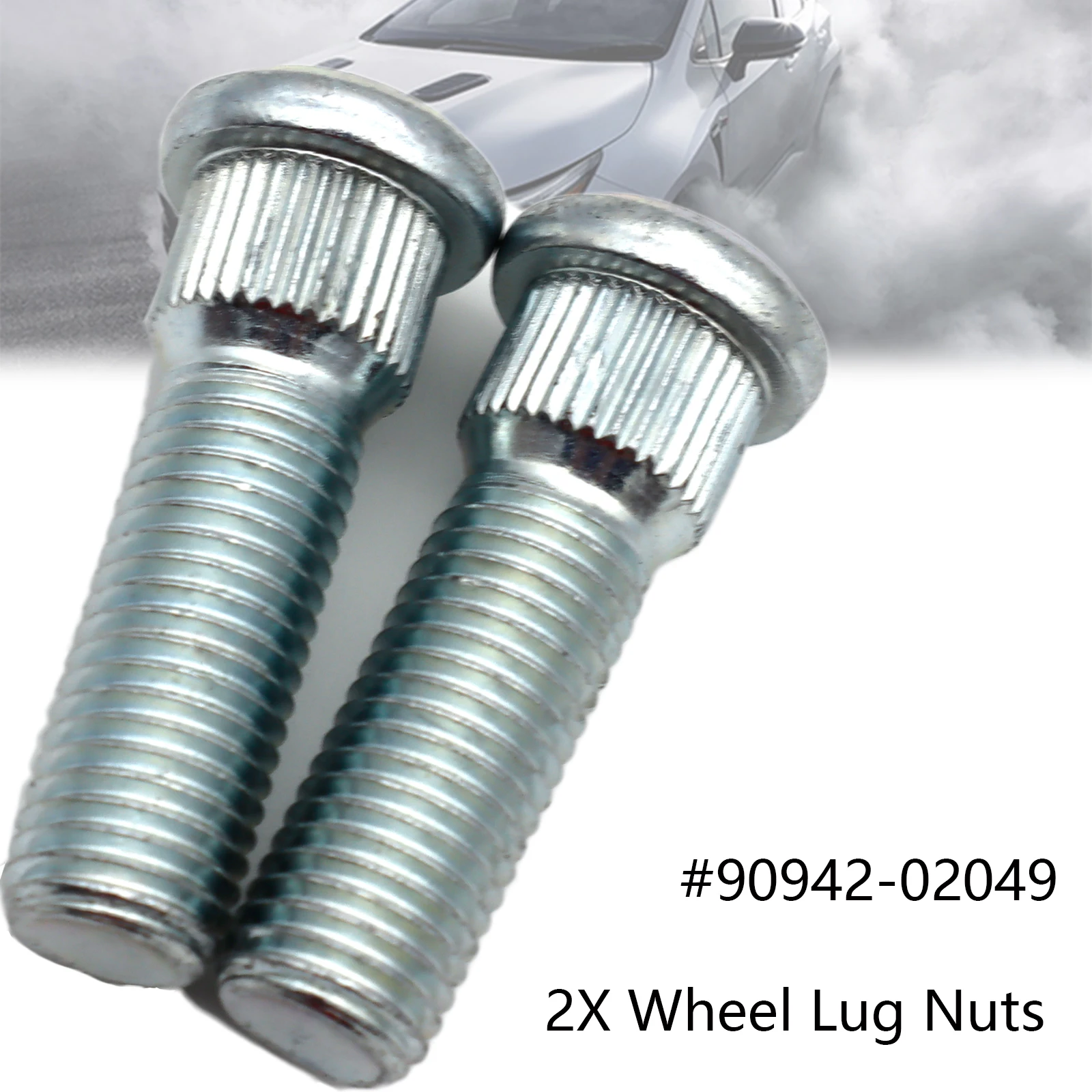 2pcs Car Wheel Lug Stud Bolt Nuts For Toyota Camry Lexus ES250 ES330 ES350 Factor Chevrolet Prizm 90942-02049 Truck Wheel Parts