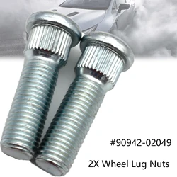 2pcs Car Wheel Lug Stud Bolt Nuts For Toyota Camry Lexus ES250 ES330 ES350 Factor Chevrolet Prizm 90942-02049 Truck Wheel Parts