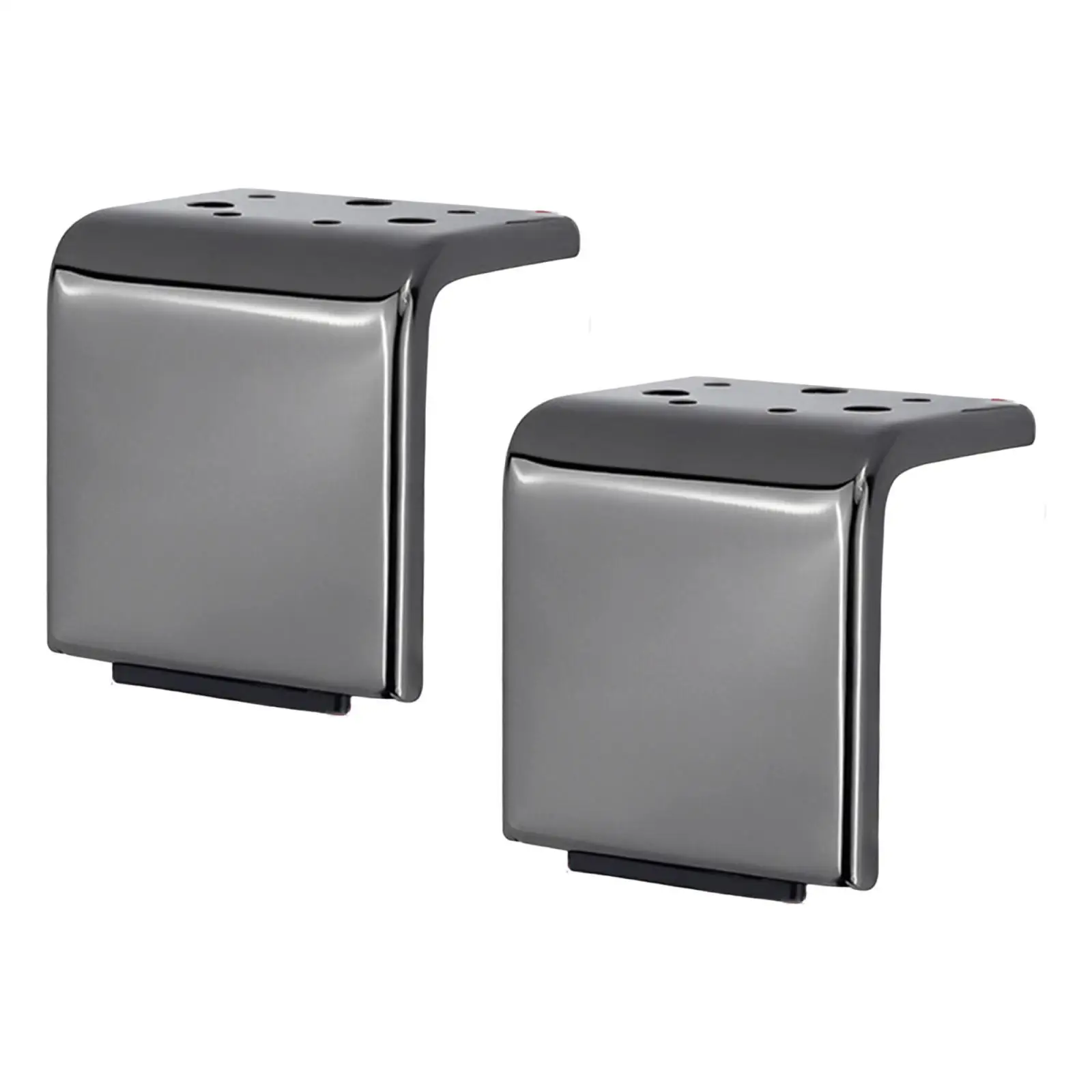 2 個の金属製家具の脚キャビネット脚多機能ベンチキャビネットコーヒーテーブル椅子簡単なインストール頑丈なソファ脚