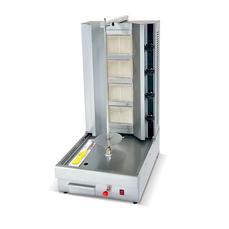 High Quality 4 Burner Doner Kebab Machine Commercial Gas Shawarma Machine for Sale