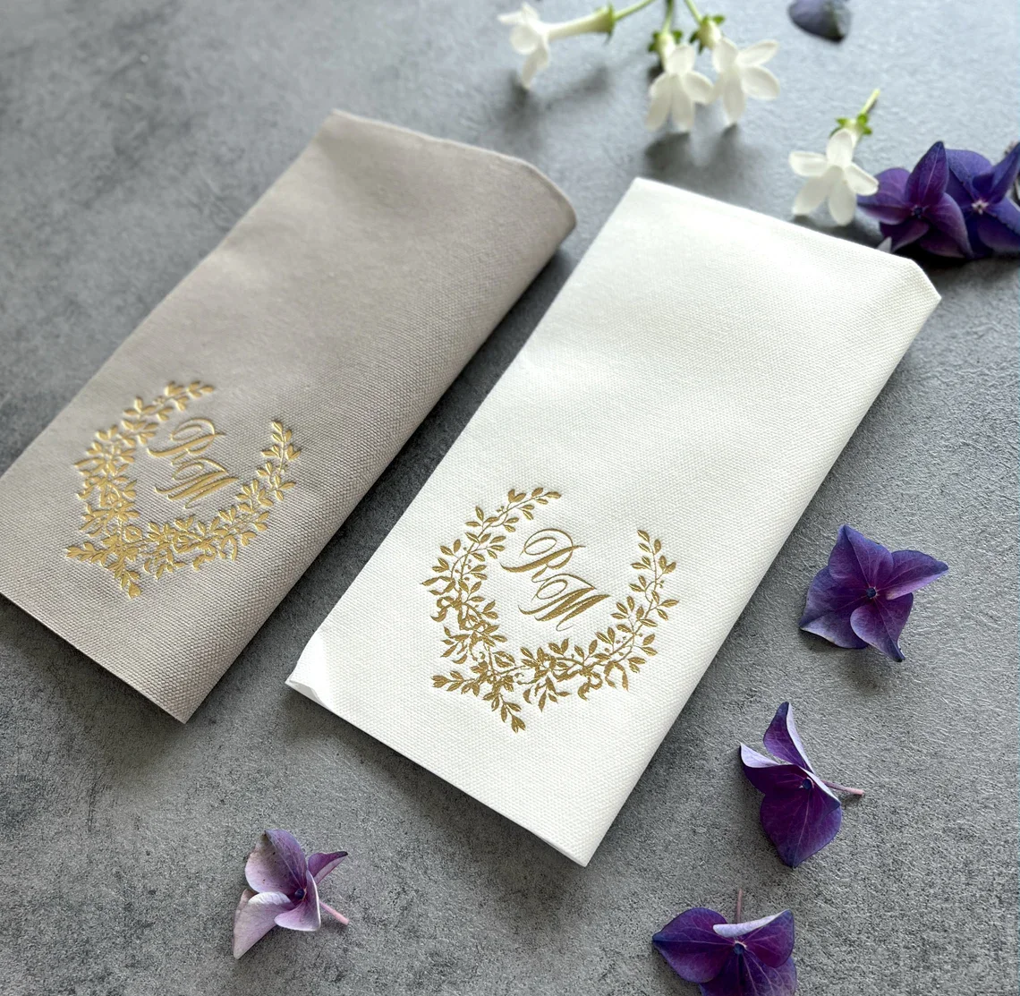 Personalized Wedding, Soft linen like napkins disposable, Personalized napkins, DINNER,napkins, Wedding napkins