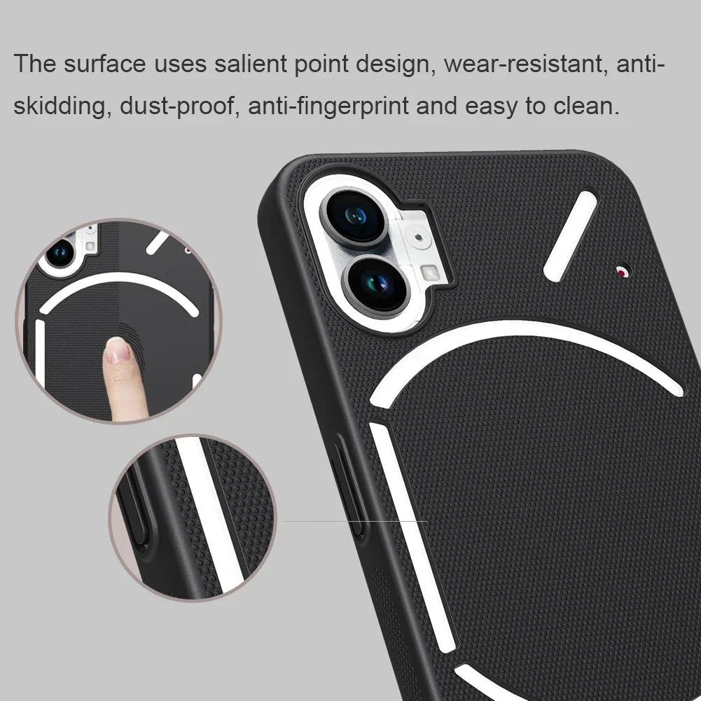 Coque pour rien téléphone 2 1 bouclier givré en plastique dur mat couverture de protection arrière coque pour rien Phone2 téléphone deux un