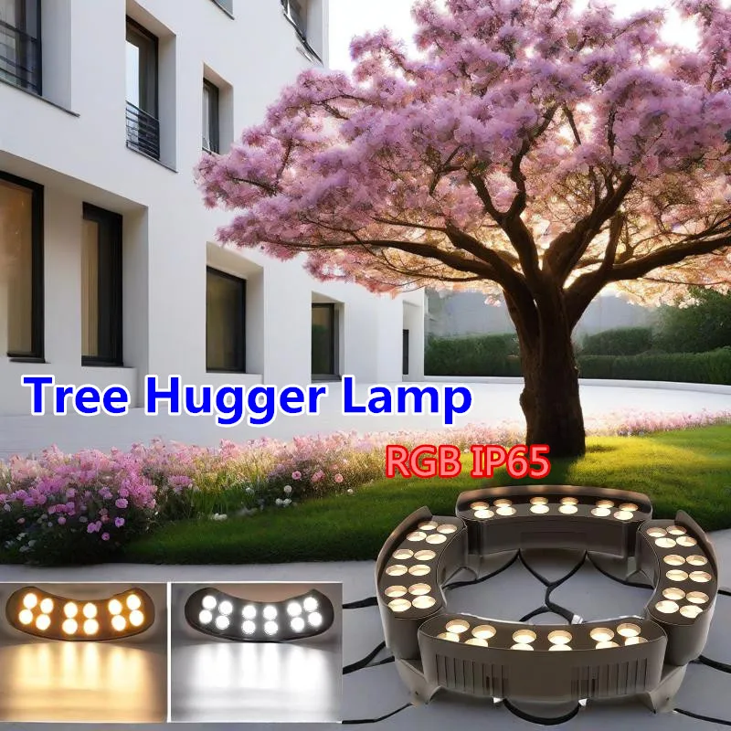 

Landscape Lighting Garden Decoration Tree Hugger Lights 60W 72W LED RGB Park Courtyard Tree Spotlight AC220V Yard Pillar Lamp