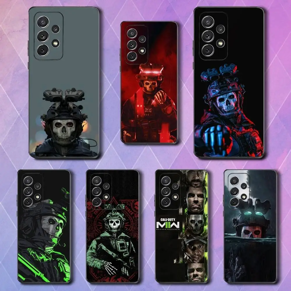 

Hot C-Call OF D-Duty Game Phone Case For Samsung S25,S24,S23,S22,S21,S20,S10,Ultra,Plus,Lite,FE,Soft Silicone Black Cover