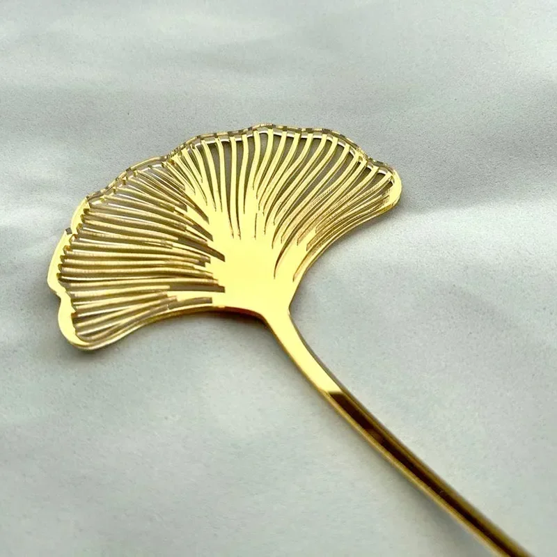 

Acrylic Gold Ginkgo Leaves Cake Topper Happy Birthday Cake Topper Baking Accessories Party Supplies Cake Decorating Tools